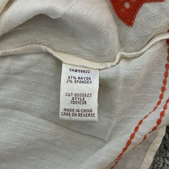 MARX studio specialty products MSSP orange beige sleeveless tank top women’s XS - Picture 10 of 10